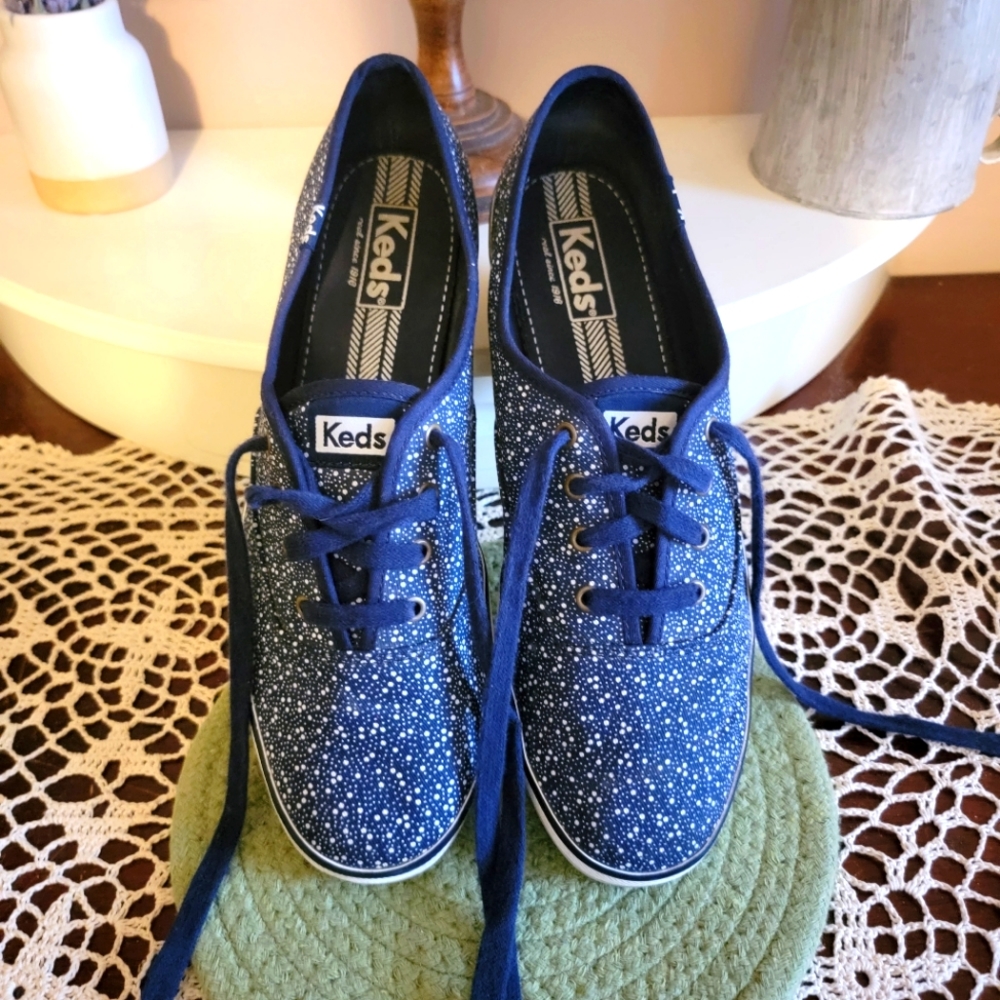 Keds Navy Print Sneakers